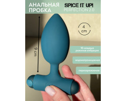 Анальная пробка с перезаряжаемой вибропулей Spice it Up Perfection 2.0 8014-05lola-foto4
