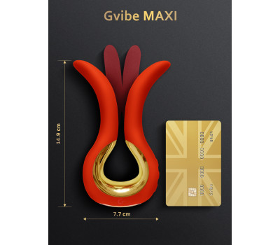 Универсальный вибратор Gvibe Maxi, 14.9 см