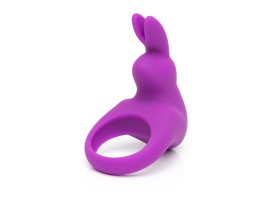 Вибронасадка с кольцом Happy Rabbit Cock Ring фиолетовое