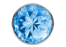 Анальная пробка Diamond Light blue Sparkle Small 4009-04Lola-foto3