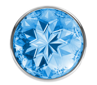 Анальная пробка Diamond Light blue Sparkle Small 4009-04Lola