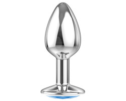 Анальная пробка Diamond Light blue Sparkle Small 4009-04Lola-foto6