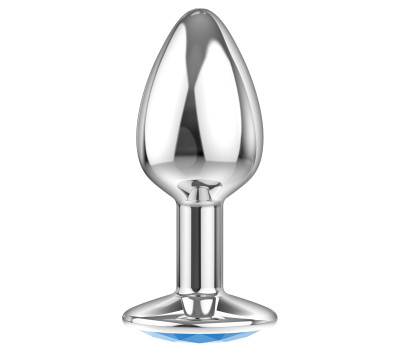 Анальная пробка Diamond Light blue Sparkle Small 4009-04Lola