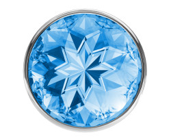 Анальная пробка Diamond Light blue Sparkle Small 4009-04Lola-foto7