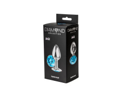 Анальная пробка Diamond Light blue Sparkle Small 4009-04Lola-foto8