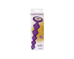 Анальная Цепочка с Кристаллом Emotions Buddy Purple 1400-03lola-foto2