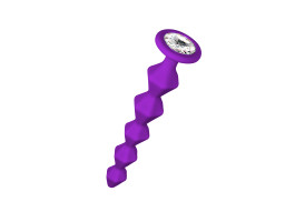 Анальная Цепочка с Кристаллом Emotions Buddy Purple 1400-03lola-foto4