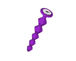 Анальная Цепочка с Кристаллом Emotions Buddy Purple 1400-03lola-foto9