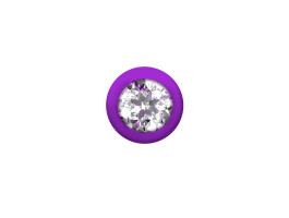 Анальная Цепочка с Кристаллом Emotions Buddy Purple 1400-03lola-foto10