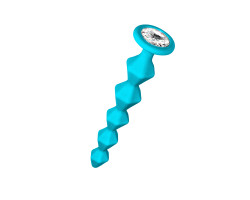 Анальная Цепочка с Кристаллом Emotions Buddy Turquoise 1400-02lola-foto4