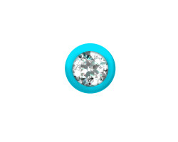 Анальная Цепочка с Кристаллом Emotions Buddy Turquoise 1400-02lola-foto5