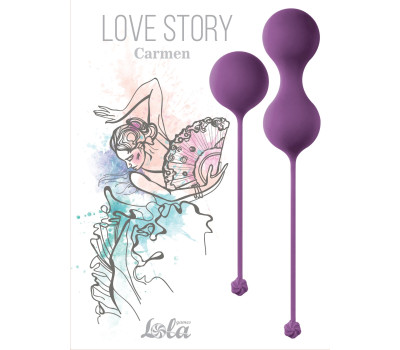 Набор вагинальных шариков Love Story Carmen Lavender Sunset 3011-03lola
