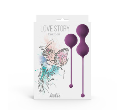 Набор вагинальных шариков Love Story Carmen Lavender Sunset 3011-03lola