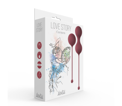 Набор вагинальных шариков Love Story Carmen Wine Red 3011-02lola Набор вагинальных шариков Love Story Carmen Wine Red 3011-02lola