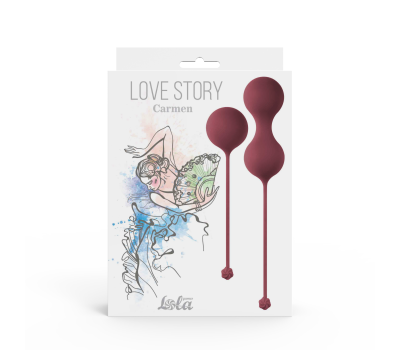 Набор вагинальных шариков Love Story Carmen Wine Red 3011-02lola Набор вагинальных шариков Love Story Carmen Wine Red 3011-02lola