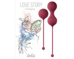 Набор вагинальных шариков Love Story Carmen Wine Red 3011-02lola