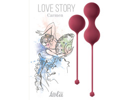 Набор вагинальных шариков Love Story Carmen Wine Red 3011-02lola Набор вагинальных шариков Love Story Carmen Wine Red 3011-02lola