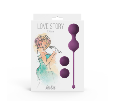 Набор вагинальных шариков Love Story Diva Lavender Sunset 3012-03lola