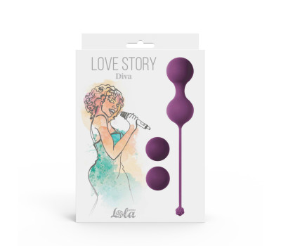 Набор вагинальных шариков Love Story Diva Lavender Sunset 3012-03lola