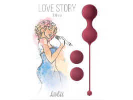 Набор вагинальных шариков Love Story Diva Wine Red 3012-02lola-foto4