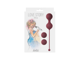 Набор вагинальных шариков Love Story Diva Wine Red 3012-02lola