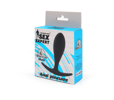 ВТУЛКА АНАЛЬНАЯ L 95 мм (L рабочей части 85 мм) D 28 мм, цвет чёрный арт. SEM-55