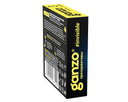 ПРЕЗЕРВАТИВЫ GANZO INVISIBLE №3 BLACK EDITION (гладкие супертонкие с доп. смазкой), 3 шт. в упак.-foto2