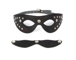 МАСКА кожа, цвет чёрный арт. NTB-80352-foto2