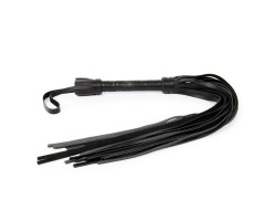 ПЛЕТЬ кожа, L хвоста 490 мм L рукояти 190 мм, цвет чёрный арт. NTB-80360