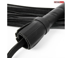 ПЛЕТЬ кожа, L хвоста 490 мм L рукояти 190 мм, цвет чёрный арт. NTB-80360-foto2