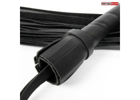 ПЛЕТЬ кожа, L хвоста 490 мм L рукояти 190 мм, цвет чёрный арт. NTB-80360-foto2