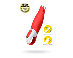Вибратор  Satisfyer Vibes Power Flower красный аккумулятор USB-foto4