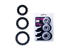 Набор из 3 Эрекционных колец Titan BI-210143-foto2