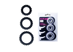 Набор из 3 Эрекционных колец Titan BI-210143-foto2