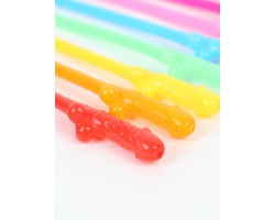 Трубочки для коктейлей 18+ 1 шт., МИКС-foto2