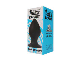 ВТУЛКА АНАЛЬНАЯ цвет чёрный, L 80 мм D 52 мм арт. SEM-55036-foto2