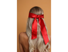 Нежная цельноатласная маска красная (Base) (One Size)-foto2