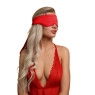 Нежная цельноатласная маска красная (Base) (One Size)