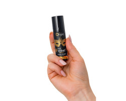 Съедобный гель с эффектом вибрации Orgie DUAL VIBE!, со вкусом коктейля секс на пляже, 15 мл-foto2