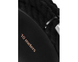 Веревка для шибари Pecado BDSM, на катушке, хлопок, черная, 10 м-foto2