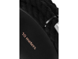 Веревка для шибари Pecado BDSM, на катушке, хлопок, черная, 10 м-foto2