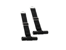 Фиксаторы для рук Anonymo #0702, полиэстер, черно-серебристый, 23 см-foto2