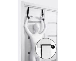 Фиксаторы для рук Anonymo #0702, полиэстер, черно-серебристый, 23 см-foto4