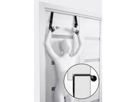 Фиксаторы для рук Anonymo #0702, полиэстер, черно-серебристый, 23 см-foto4