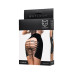 Мини-юбка Glossy Leanne из материала Wetlook, черный, S