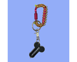 Брелок "I love Desire" в ассортименте с подвесом model-19 (розовый с бусинами)-foto2