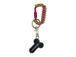 Брелок "I love Desire" в ассортименте с подвесом model-19 (розовый с бусинами)