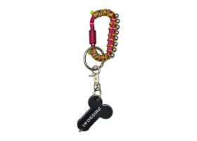 Брелок "I love Desire" в ассортименте с подвесом model-19 (розовый с бусинами)