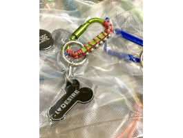 Брелок "I love Desire" в ассортименте с подвесом model-20 (голубой с бусинами)-foto5