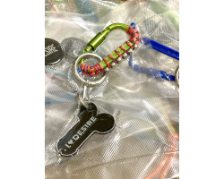 Брелок "I love Desire" в ассортименте с подвесом model-21 (серый с бусинами)-foto5